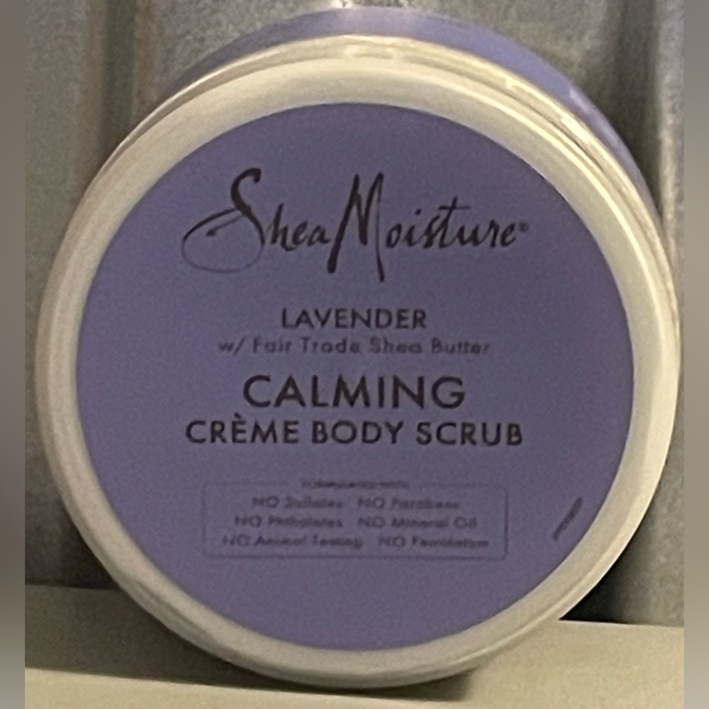 Shea Moisture Lavender Calming Crème Body Scrub - 11.3oz